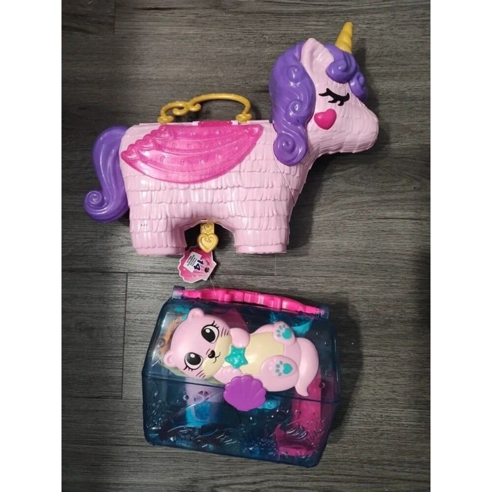Polly Pocket Cove Adventure Island Treasure Chest unicorn playset girls toys